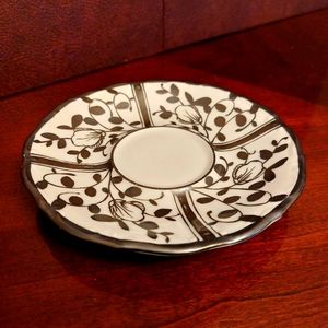 Vintage Bavaria Hand Painted Herbarium Saucer.  It is in Excellent Condition.